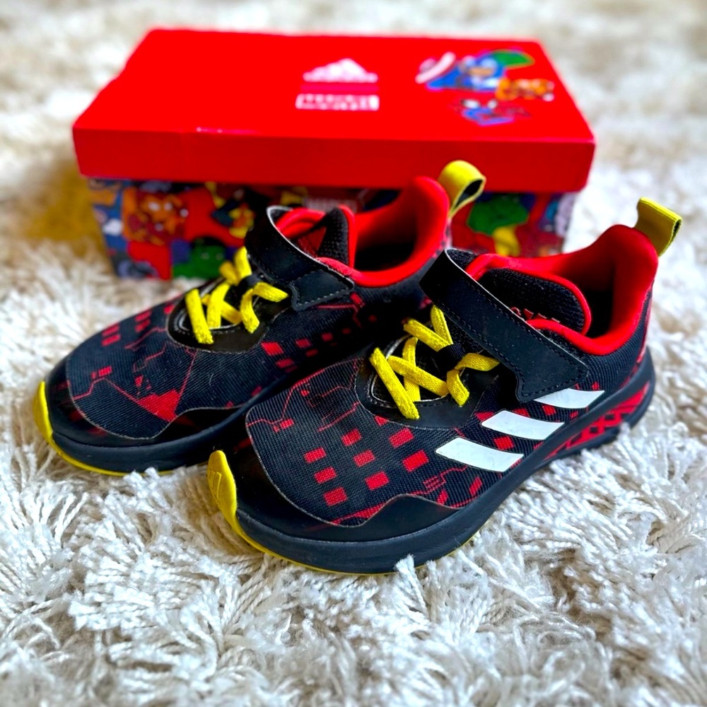 Adidas x Marvel Superhero Adventures Spider-Man Kid US 1 Fortarun Shoes